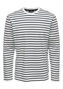 Only & Sons Only & Sons, Herren Shirt 'Evan', Schwarz / Offwhite