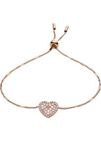 Fossil, Damen Armband 'JF03163791', Rosé / Weiß