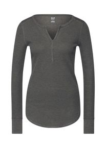 GAP, Damen Shirt 'LS WAFFLE HNLY', Graphit