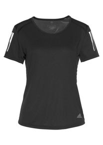adidas Performance, Damen Shirt 'Own The Run', Schwarz / Weiß