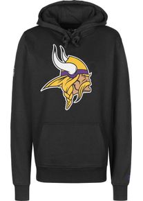 New Era, Herren Kapuzenpullover 'Minnesota Vikings', Hellbraun / Limone / Dunkellila / Schwarz / Weiß
