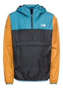 The North Face, Herren Windbreaker 'M Fanorak', Türkis / Safran / Dunkelgrau