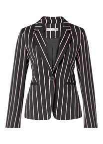 Hallhuber, Damen Blazer, Altrosa / Schwarz / Weiß