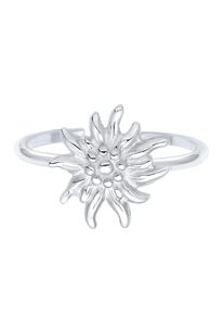 Elli, Damen Ring 'Edelweiss, Wiesn', Silber