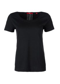 s.Oliver RED LABEL, Damen T-Shirt, Schwarz