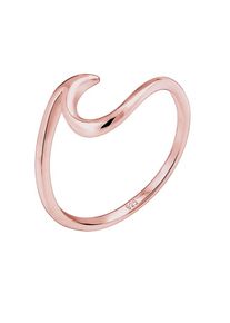 Elli, Damen Ring 'Wellen', Rosegold