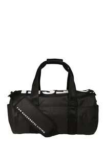 Diesel, Herren Sporttasche 'BOLDMESSAGE" F-BOLD DUFFLE', Schwarz / Weiß