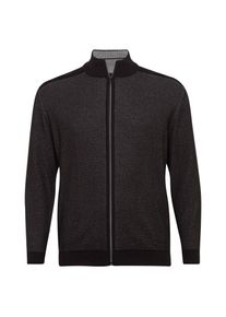Tom Tailor, Herren Strickjacke, Grau / Schwarz