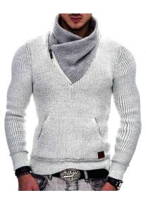 INDICODE JEANS, Herren Strickpullover ' Dane ', Kastanienbraun