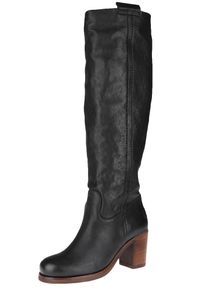 Shabbies Amsterdam, Damen Lederstiefel, Braun / Schwarz