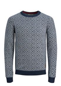 Jack & Jones JACK & JONES, Herren Pullover, Navy / Weiß