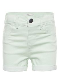 name it, M&auml;dchen Shorts 'NMFSALLI TWIATINNA', Azur