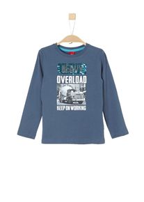 s.Oliver Junior, Longsleeve mit Wendepailletten, Blau