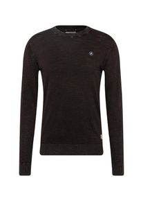 Jack & Jones JACK & JONES, Herren Pullover 'JORSLY KNIT CREW NECK', Schwarz