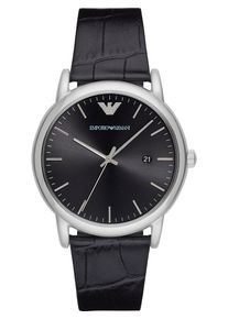Emporio Armani, Herren Uhr 'AR2500', Schwarz / Silber