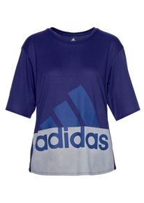 adidas Performance, Damen T-Shirt, Blau / Rauchblau