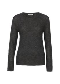 Pieces, Damen Pullover, Dunkelgrau