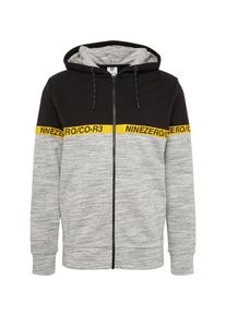 Jack & Jones JACK & JONES, Herren Sweatjacke 'JCOIAN', Graumeliert / Schwarz