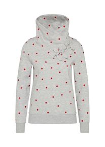 Only, Damen Pullover 'LISA BOW HIGHNECK', Hellgrau