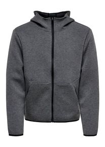 FIRST, Herren Jacke, Dunkelgrau / Schwarz