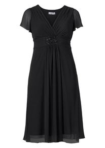sheego Style, Damen Abendkleid, Schwarz