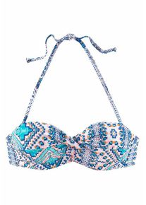 Sunseeker, Damen Bügel-Bandeau-Bikinitop, Blau