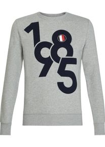 Tommy Hilfiger, Herren Sweatshirt, Kobaltblau / Graumeliert
