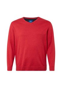 Tom Tailor, Herren Pullover, Rot