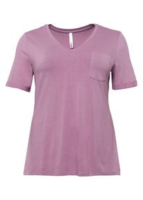 sheego Basic, Damen T-Shirt, Mauve