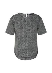 Ezekiel, Damen T Shirt, Dunkelgrau / Wei&szlig;