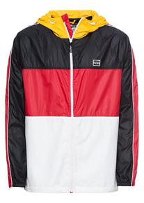 Levi's LEVI'S, Herren Jacke 'BLOCKWINDRUNER', Dunkelblau / Rot / Weiß