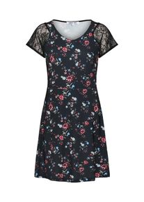 ABOUT YOU, Damen Kleid 'Anita', Navy / Mischfarben