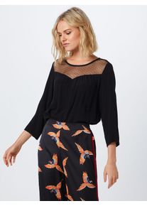 Only, Damen Bluse 'onlSONNY 3/4 TOP WVN', Schwarz