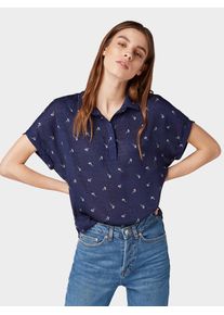 Tom Tailor Denim, Damen Shirt, Navy / Gr&uuml;n / Rot