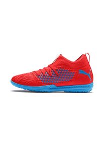 Puma, Herren Fußballschuhe 'Future 19.3', Himmelblau / Orangerot