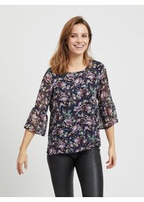 Object, Damen Bluse, Nachtblau / Mischfarben