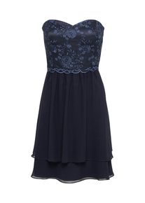 VM Vera Mont, Damen Bandeau Kleid, Dunkelblau
