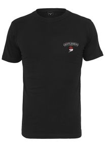Mister Tee, Herren T-Shirt 'Gentlets Club', Schwarz / Weiß