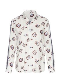 Seidensticker, Damen Schlupfbluse 'Schwarze Rose', Blau / Weinrot / Wei&szlig;