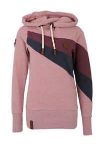 Naketano, Damen Hoodie, Navy / Pinkmeliert / Merlot