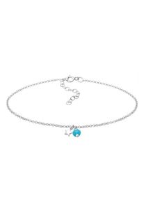 Elli, Damen Fu&szlig;schmuck, Silber
