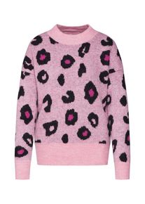 Tom Tailor Denim, Damen Pullover 'Leo', Mischfarben / Rosa