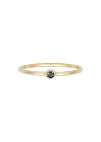 Elli Premium, Damen Ring 'Solitär-Ring', Gold