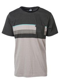 Rip Curl, Herren T-Shirt 'Day Night', Grau / Basaltgrau