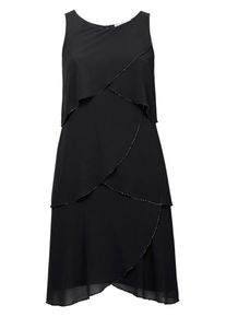 sheego Style, Damen Kleid, Schwarz