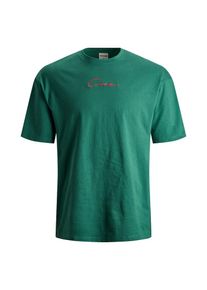 Jack & Jones JACK & JONES, Herren T-Shirt, Grün / Cranberry / Weiß