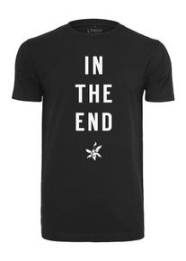 Mister Tee, Herren T-Shirt 'Linkin Park In The End', Schwarz / Wei&szlig;
