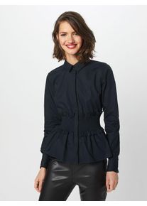 Only, Damen Bluse 'onlJULY LS SHIRT WVN', Schwarz