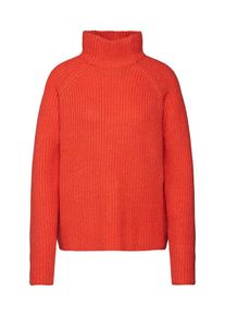 re.draft, Damen Pullover 'Knit Turtleneck', Orangerot