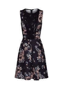 ABOUT YOU, Damen Kleid 'Shania Dress', Rosa / Schwarz / Weiß